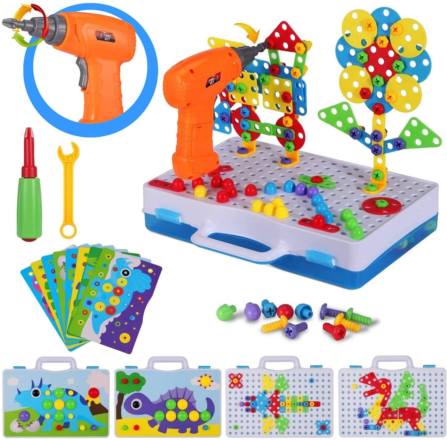 Tecto 3D - Brinquedo de Quebra-cabeça em Mosaico 3D I&C 3 Criativaê