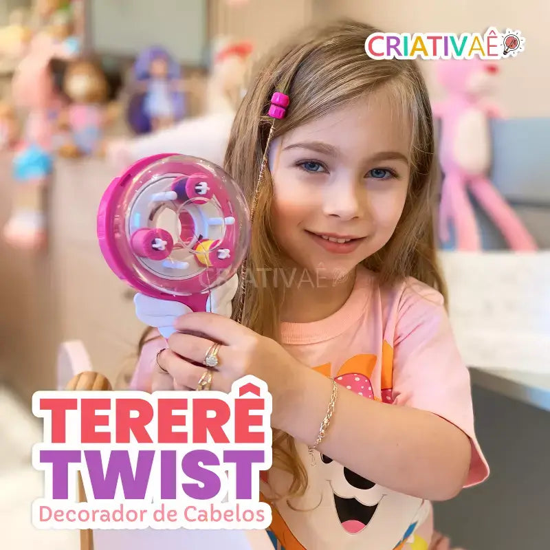 Tererê Twist - Decorador de Cabelos + Brinde Exclusivo 3+ Criativaê
