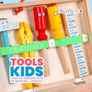 Tools Kids - Caixa de Ferramentas de Madeira Infantil I&C 3 Criativaê