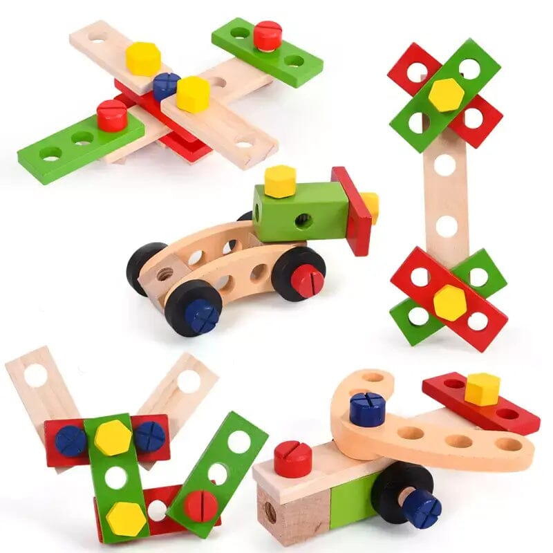 Tools Kids - Caixa de Ferramentas de Madeira Infantil I&C 3 Criativaê 