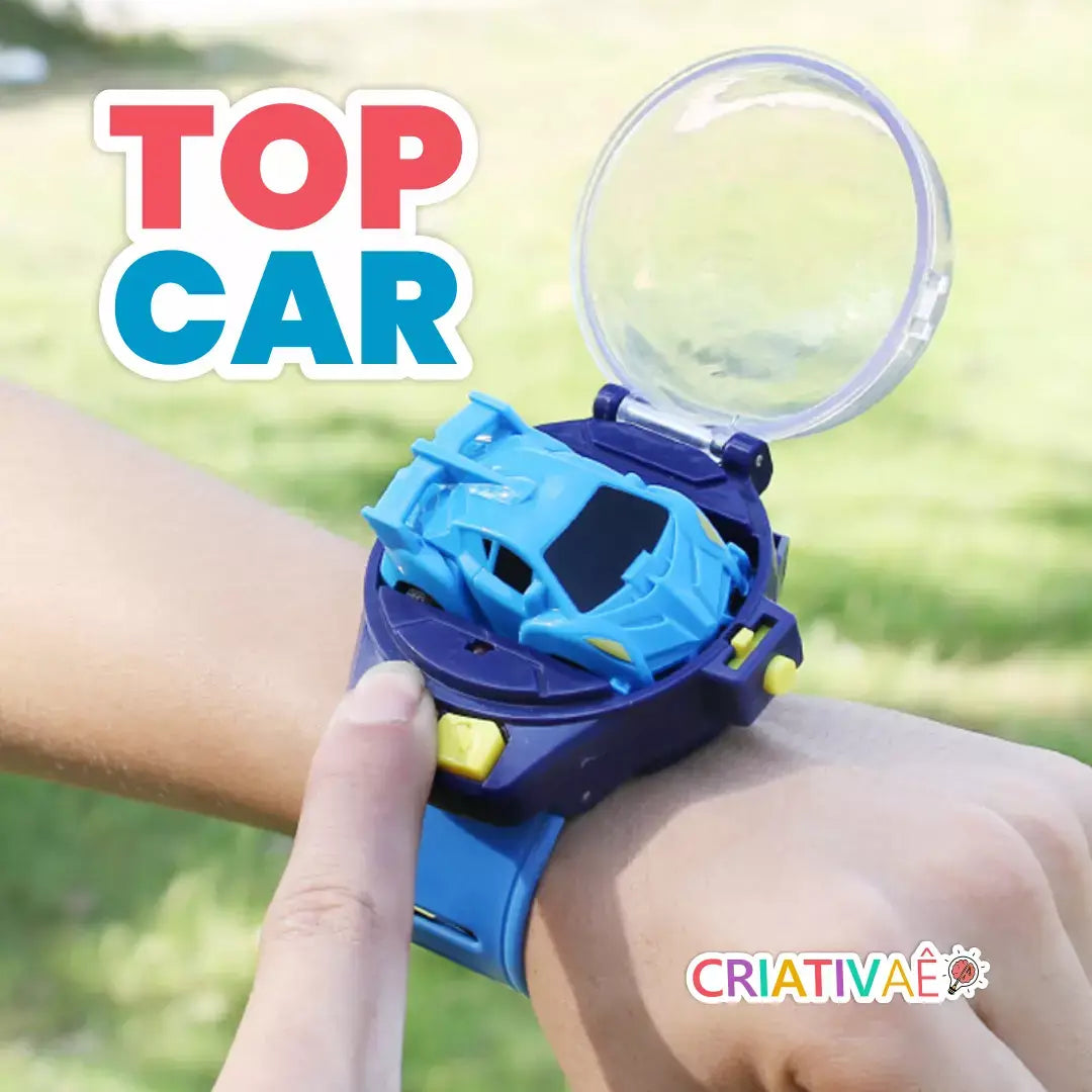 TOP CAR - Carrinho Portátil de Controle Remoto Portátil+ Brinde Exclusivo I&C 3 Criativaê