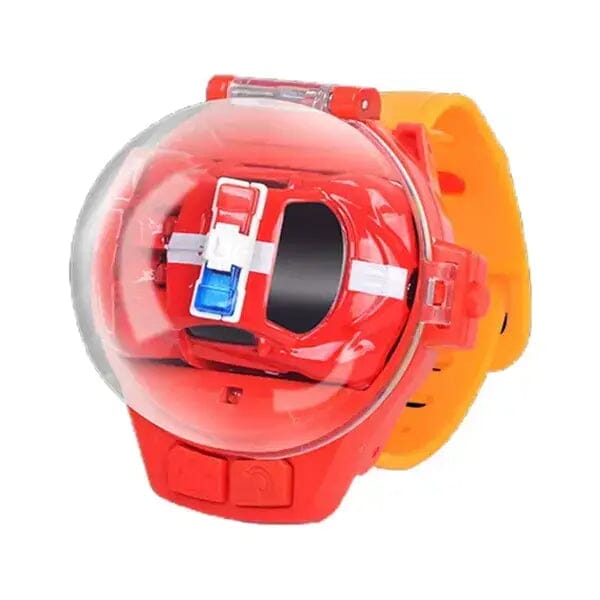 TOP CAR - Relógio com Carrinho Portátil de Controle Remoto + Brinde Exclusivo I&C 3 Criativaê VERMELHO