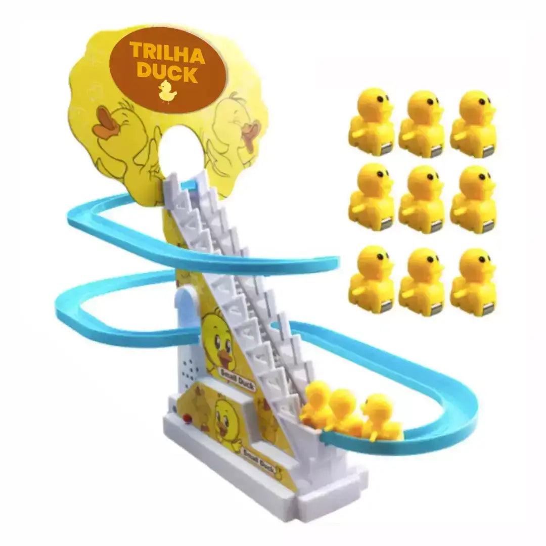 Trilha Duck - Fila Interativa de Patinhos + Brinde Exclusivo 0-2 Criativaê 9 Patinhos