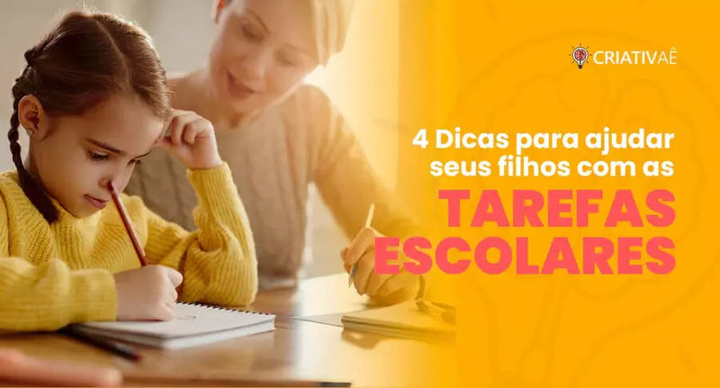 4 Dicas para ajudar seus filhos com as tarefas escolares