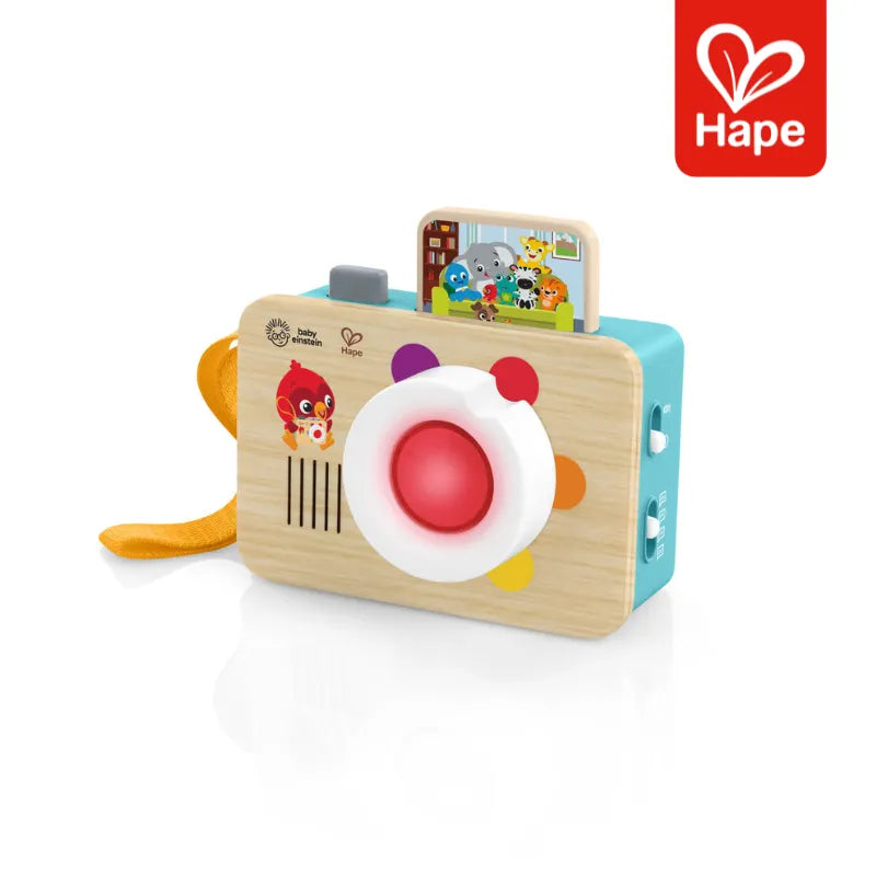 Câmera de Brinquedo Interativa com Sons, Luzes e Aprendizado de Cores | Hape