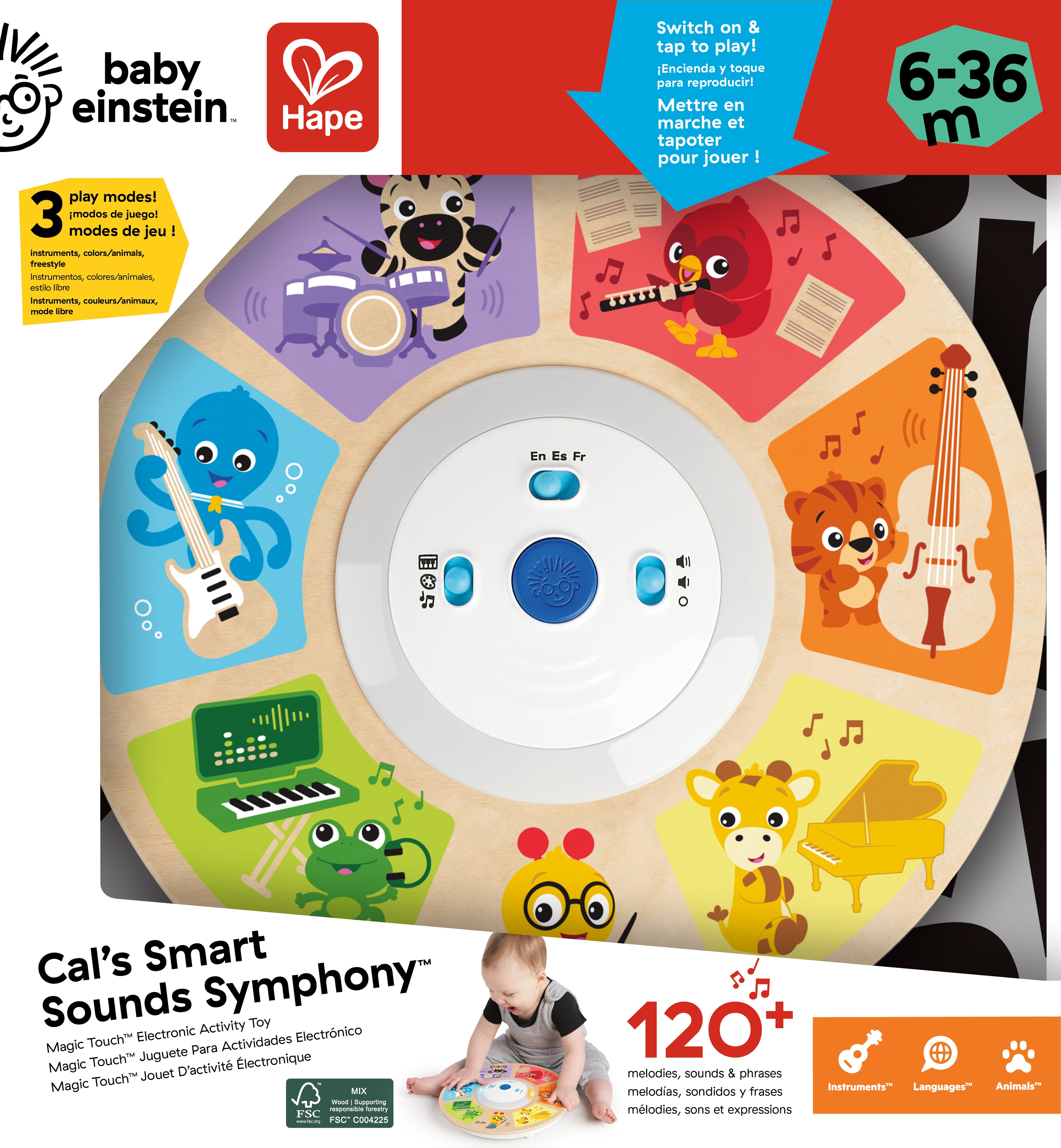 Sinfonia Interativa Baby Einstein  - Música, aprendizado e diversão em cada toque mágico | CRIATIVAE