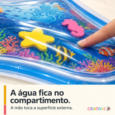 Tapete de Água Interativo para Bebês Criativaê