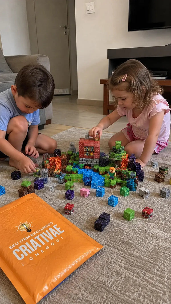 MagCraft – Blocos Magnéticos de Construção Infantil | Criativae