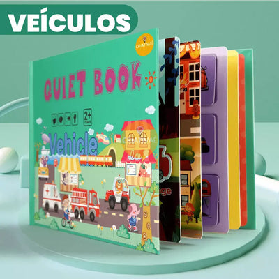 Livro Interativo Montessori Educação Infantil Criativaê QuietBook