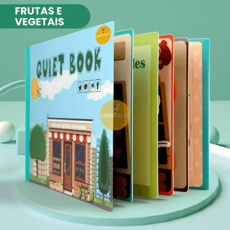 Livro Interativo Montessori Educação Infantil Criativaê QuietBook