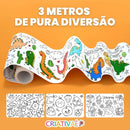 Bobina Criativa de Desenhos (3 Metros e mais de 1000 Desenhos) + Brinde Exclusivo 3+ Criativaê 