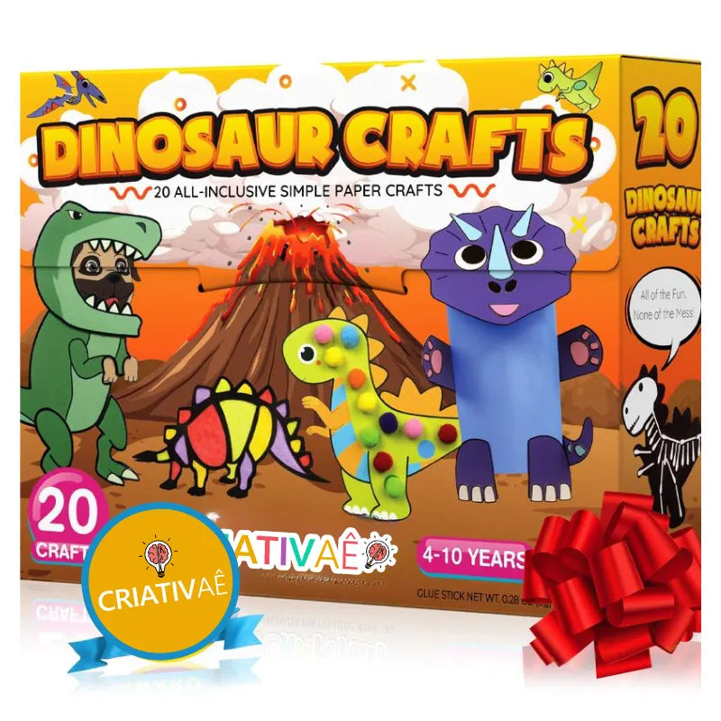 Caixa Criativa 20 Atividades de Papel – Kit de Artes Educativo Infantil | CRIATIVAE