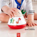 Caixa de Música Giratória Brinquedo Sensorial de Madeira com Design Alemão – Hape
