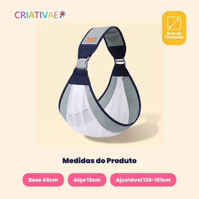 Canguruko Criativaê - Sling Ajustável para Transporte Seguro do Bebê