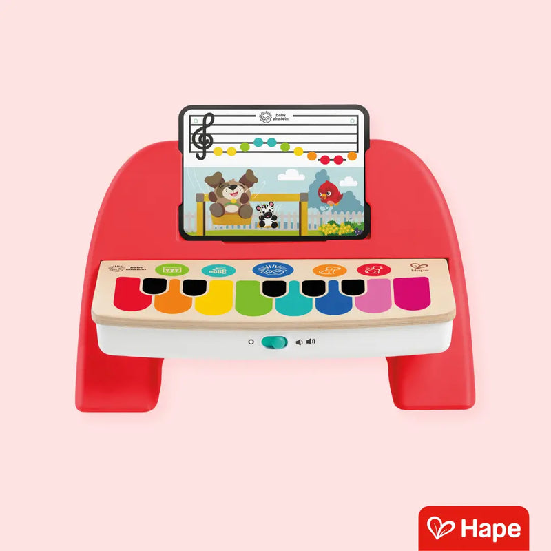 Piano Infantil Brinquedo Educativo Mágico de Madeira com Magic Touch e Design Alemão – Hape Baby Einstein