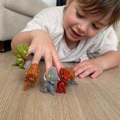 Kit Nhacssauros Criativaê - Kit Dinossauros de Brinquedo Anti-stress
