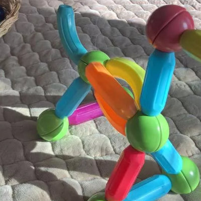 Magna Kids - Conjunto de Bolas e Hastes Magnéticas Criativaê