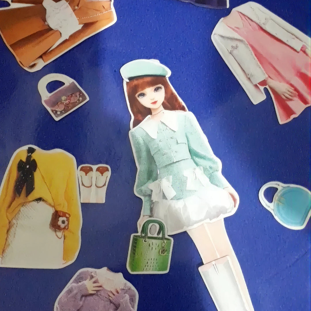 Styldoll Criativaê - Nova Boneca Fashionista com Roupas Magnéticas