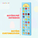 Dispositivo de Comunicação Infantil com Voz Gravável – Apoio para Crianças Não Verbais e Autistas | CRIATIVAE