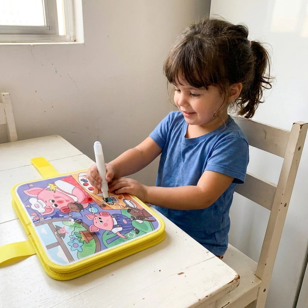 Depois — Aqua Book Criativaê - Livro Mágico de Pintura com Água