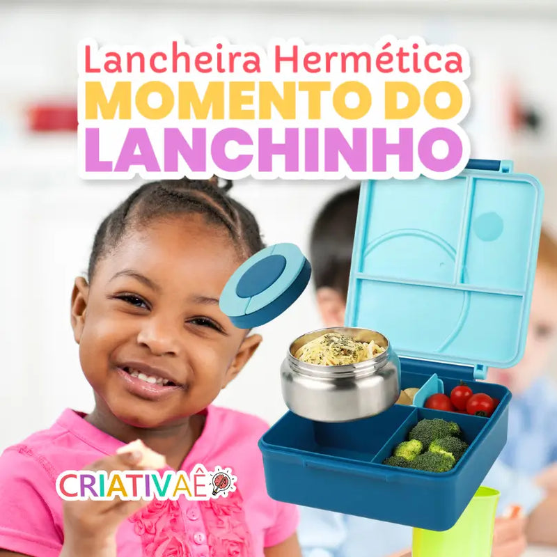 Lancheira Hermética Térmica Premium - Momento do Lanchinho