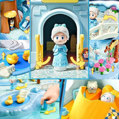 Castelo Mágico de Princesas – Quebra-Cabeça Magnético para Meninas | CRIATIVAE