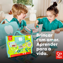 Kit Dentista Infantil 33 Peças com Escova e Dentes Interativos | Hape