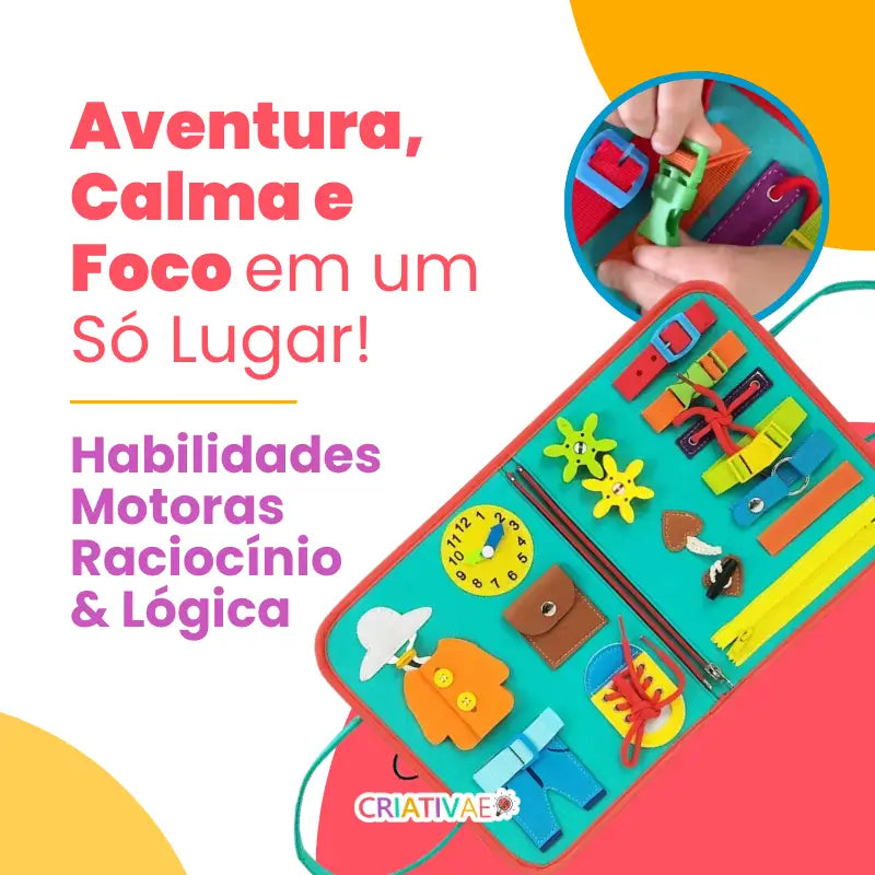 Educa Space - Livro Educativo Sensorial e Interativo – Criativaê Brasil