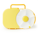 Lancheira Infantil GoBe Snack Spinner Original Portátil com Divisórias Rotativas Livre de BPA