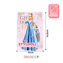 Styldoll - Nova Boneca Fashionista com Roupas Magnéticas