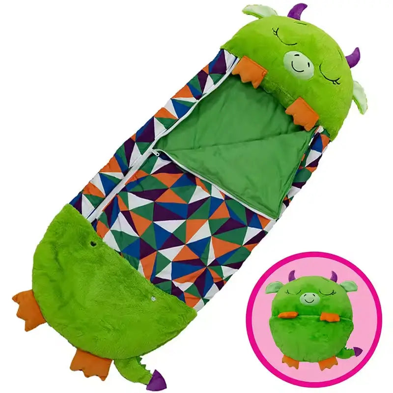 SACO DE DORMIR DRAGÃO VERDE
