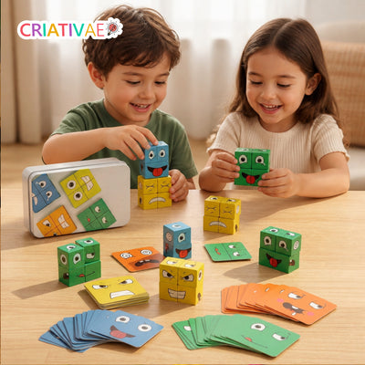 Expressadinho Criativaê - Jogo Educativo de Expressões Faciais e Emoções