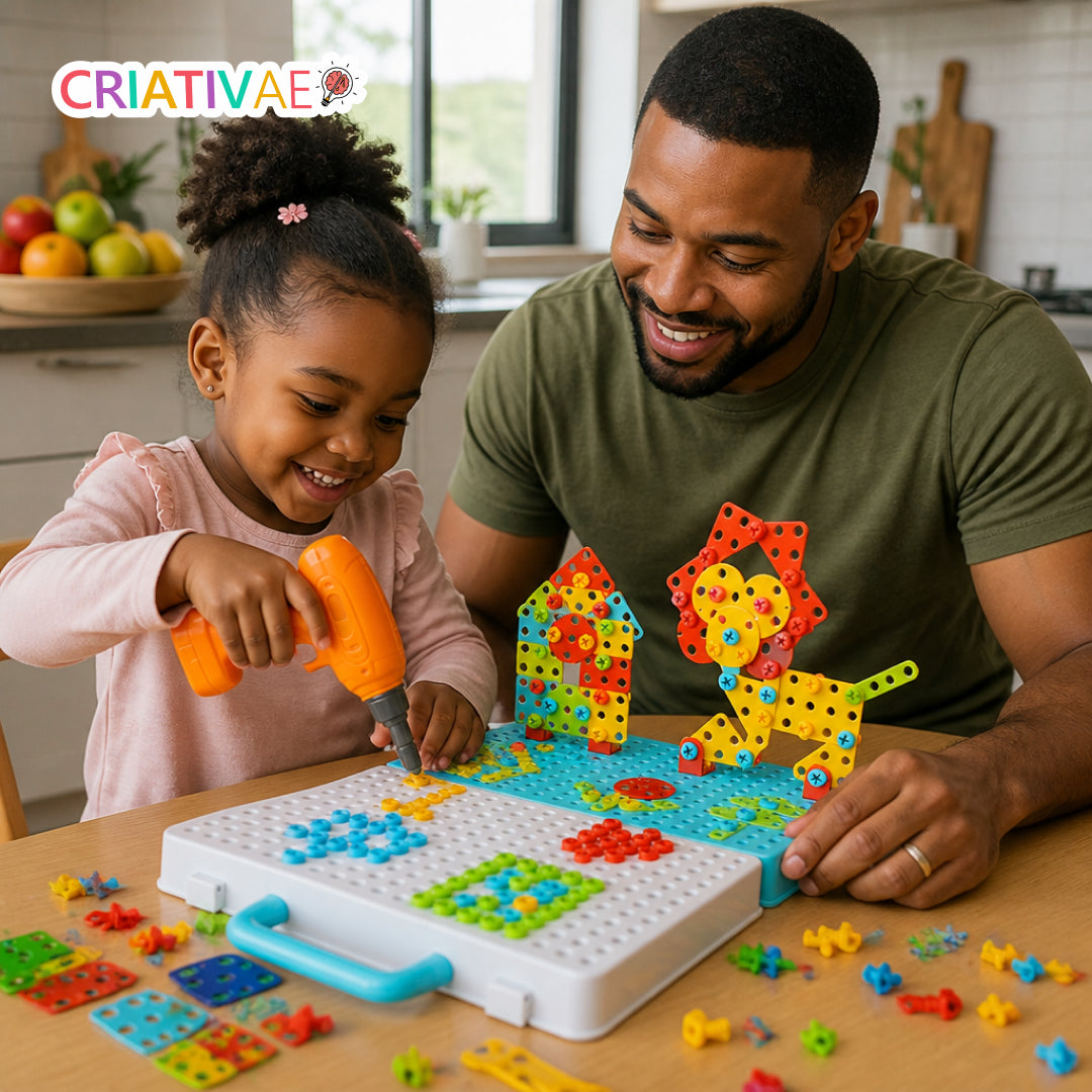 Tecto 3D - Brinquedo de Quebra-cabeça em Mosaico 3D