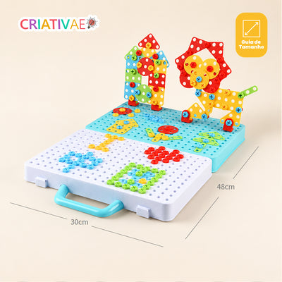Tecto 3D - Brinquedo de Quebra-cabeça em Mosaico 3D