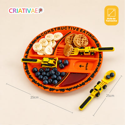 Kit Tratolher Criativaê - Prato e Talheres Interativos