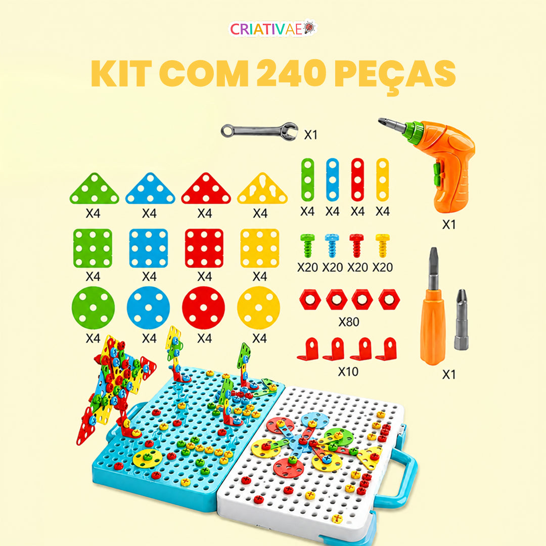 Tecto 3D - Brinquedo de Quebra-cabeça em Mosaico 3D