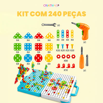 Tecto 3D - Brinquedo de Quebra-cabeça em Mosaico 3D
