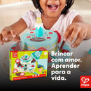 Bolo de Aniversário Mágico Interativo de Madeira com Velinha Musical Que Apaga ao Assoprar – Hape