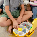 Lancheira Infantil GoBe Snack Spinner Original Portátil com Divisórias Rotativas Livre de BPA