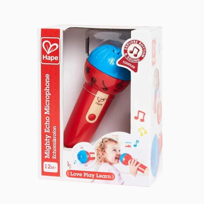 Microfone Infantil Premium Educativo Mágico Sem Pilhas com Efeito Eco e Design Alemão – Hape
