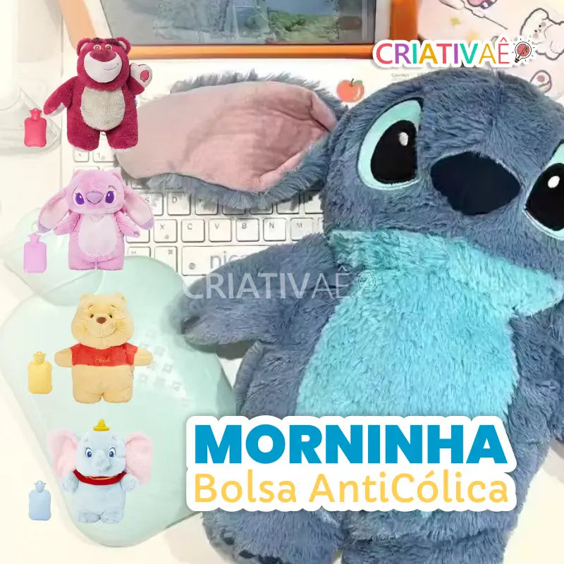 Morninha - Bolsa de Água Quente AntiCólica para Crianças e Adultos