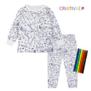 Pijama Mágico Lavável para Colorir Criativaê