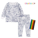 Pijama Mágico Lavável para Colorir Criativaê