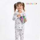 Pijama Mágico Lavável para Colorir Criativaê