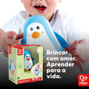 Pinguim Musical Sensorial Balançante Premium Com Movimento e Som Suave – Hape