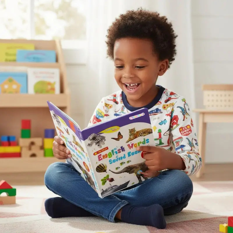 Primeiras Palavras em Inglês – Livro Sonoro Interativo | CRIATIVAE