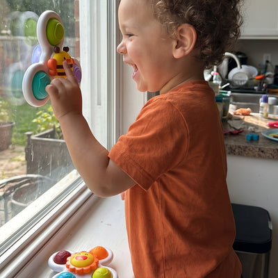 Spin Pop Criativaê - KIT de Brinquedos Giratórios Interativos