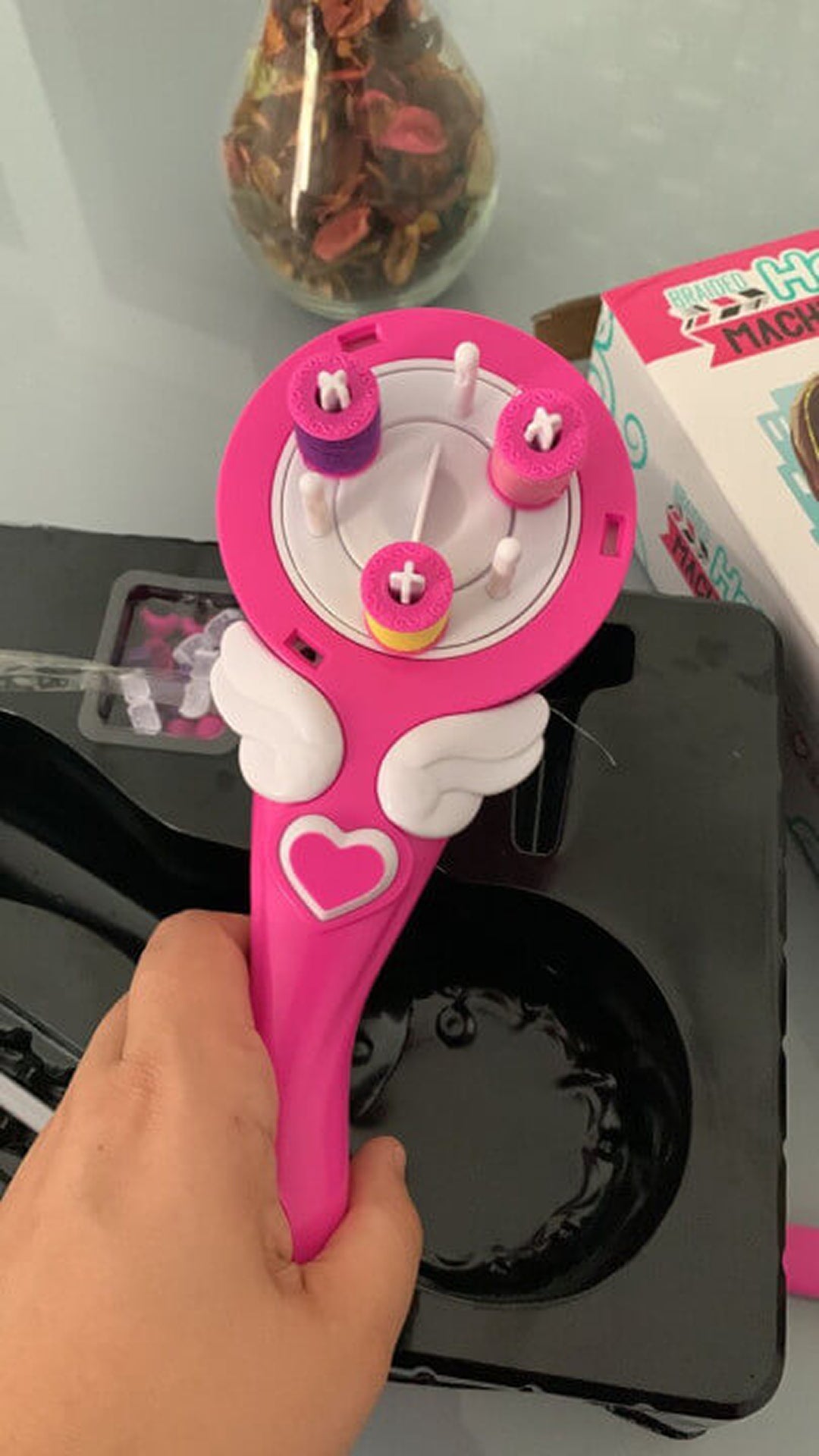 Tererê Twist Criativaê - Decorador de Cabelos Infantil com Linhas Coloridas