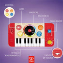 DJ Mix & Spin Studio Brinquedo Musical Infantil com Teclado, Luzes e Efeitos Especiais – Hape