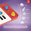 DJ Mix & Spin Studio Brinquedo Musical Infantil com Teclado, Luzes e Efeitos Especiais – Hape